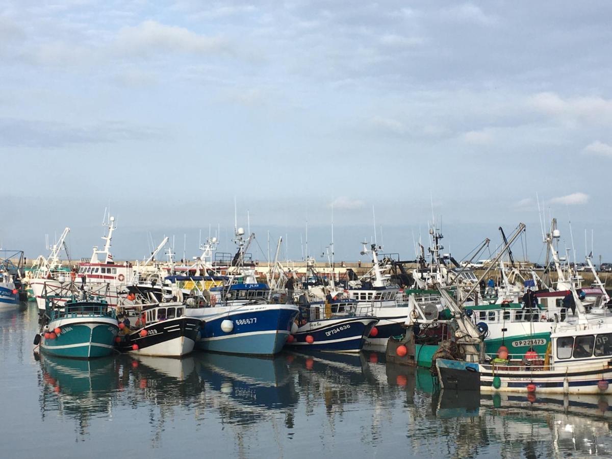 La Maison Bleue Port-en-Bessin-Huppain Eksteriør billede