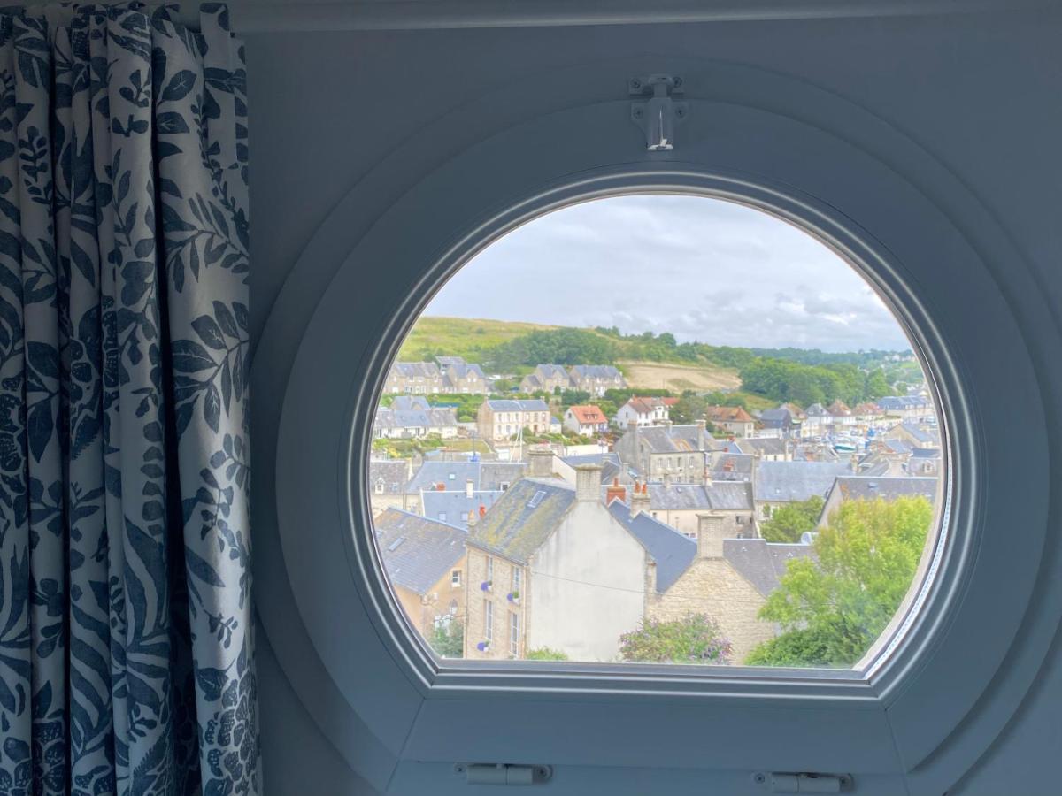La Maison Bleue Port-en-Bessin-Huppain Eksteriør billede