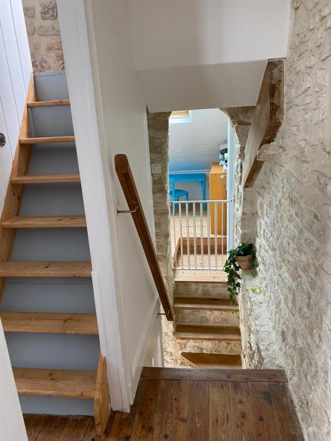La Maison Bleue Port-en-Bessin-Huppain Eksteriør billede